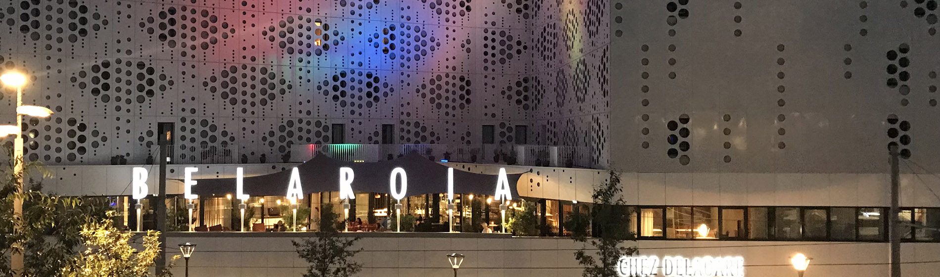 Hôtel Belaroïa, Montpellier — vue de nuit
